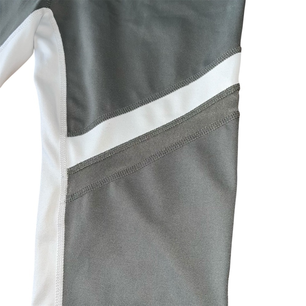 AllFenix 7/8 Cora Stripe Mesh Panel Leggings Size S - Picture 4 of 8